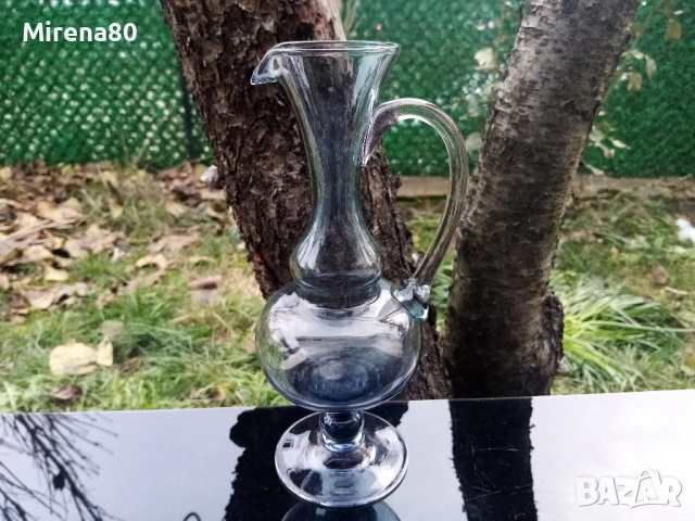 Винтидж съд духано стъкло