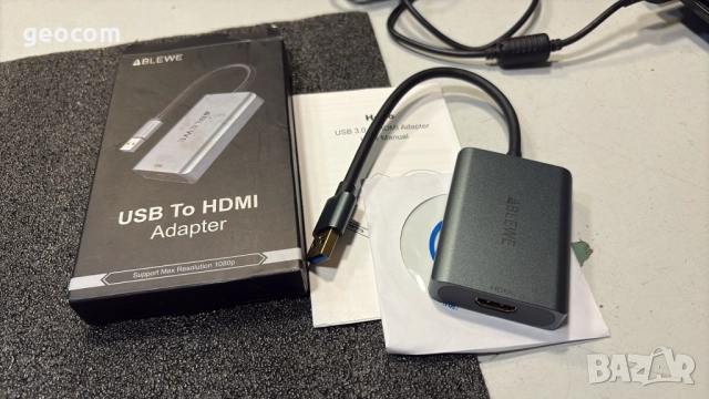Blewe USB v.3.0 към HDMI конвертор (Нов,комплект)
