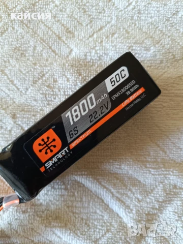 Батерия Spektrum 22.2V 1800mAh 6S 50C Smart LiPo Battery, снимка 2 - Друга електроника - 50801214
