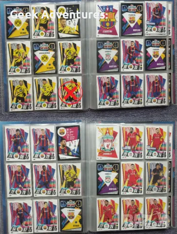 Футболни Карти Champions League Season 2020/2021 Match Attax Topps, снимка 3 - Колекции - 48809947