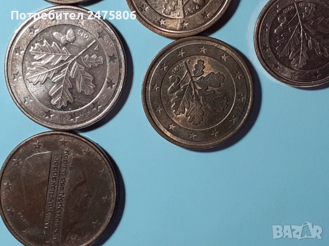 Колекционерски монети Лот от 20 броя - 1-2-5 евро цента- Различни години - различни държави, снимка 11 - Нумизматика и бонистика - 53583319