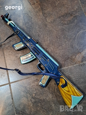 ретро ламаринена играчка автомат, снимка 2 - Колекции - 51873493