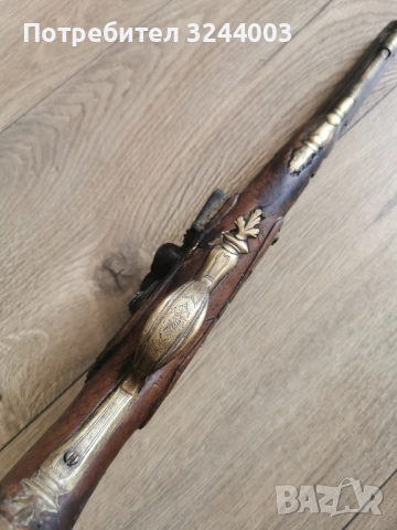 Стар кремъчен Пищов преднопълнещ, снимка 4 - Други ценни предмети - 51607752