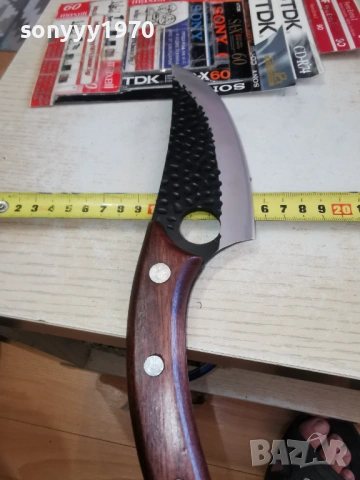 МАСИВЕН КРИВ НОЖ С ОТВОР 2702261933, снимка 17 - Ножове - 53649745