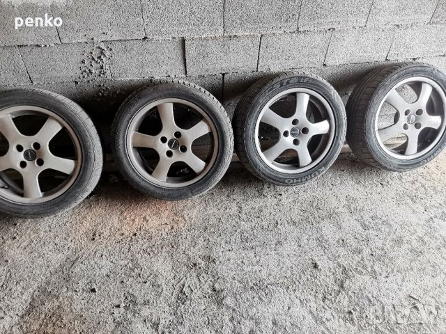 Джанти borbet 4 108 17 с гуми, снимка 4 - Гуми и джанти - 36003875