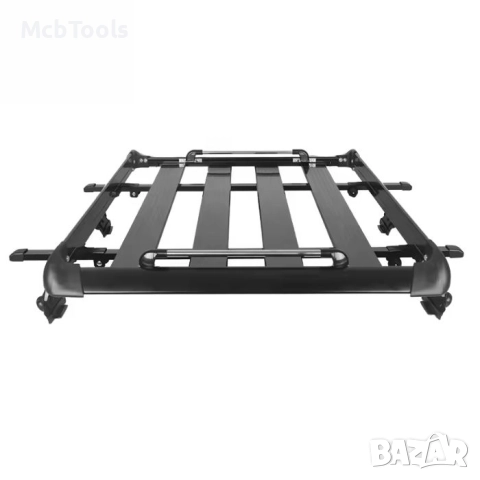 Багажник за покрив 512 (127 х 96 см) – Черен, снимка 3 - Аксесоари и консумативи - 51886728