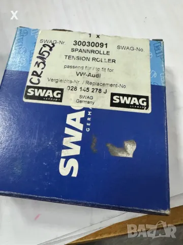 SWAG 30030091 Обтяжна ролка, пистов ремък 1.9 TDI, AUDI A4 B5 / AUDI A6 C5 / VW Passat B5 , снимка 2 - Части - 48443782