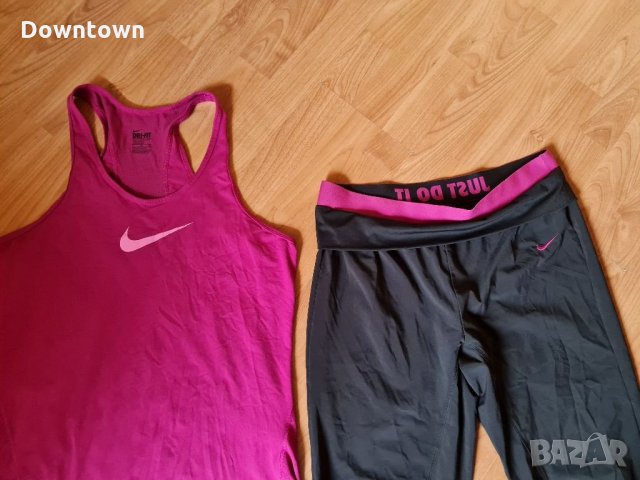 NIKE dry fit комплект#екип от 3/4 панталон-потур и потник, снимка 4 - Спортни екипи - 34188341