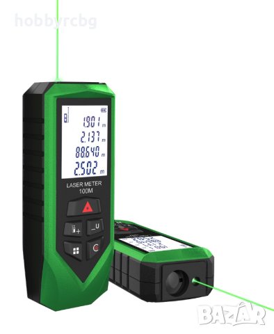 LG100, Лазерна ролетка със зелен лазер, 100 м, снимка 1 - Други инструменти - 41596549