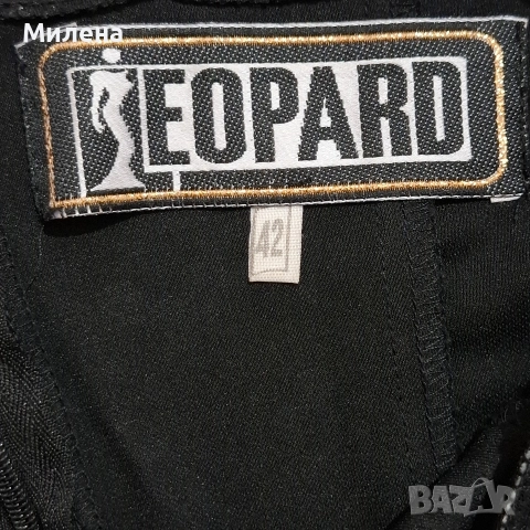 Дамска елегантна рокля с брокат - S/M, снимка 4 - Рокли - 9243668