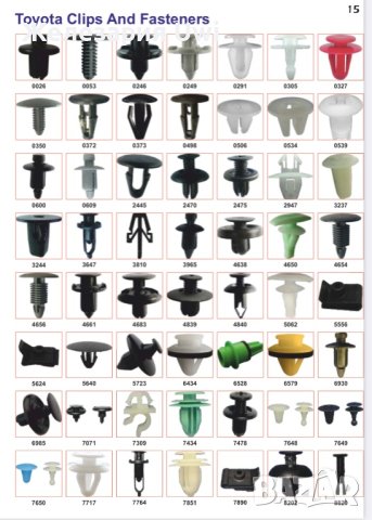 Авто клипс, снимка 16 - Аксесоари и консумативи - 40264971