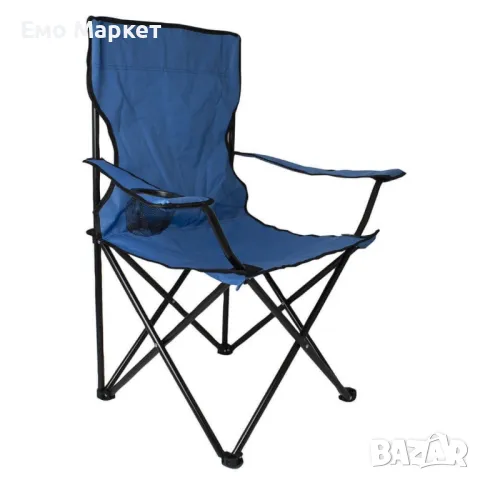 Сгъваем къмпинг стол Muhler с подлакътник с място за чаша, снимка 2 - Столове - 49906839