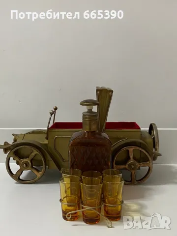 Рядка музикална кутия с гарафа и чаши, снимка 10 - Антикварни и старинни предмети - 48833201