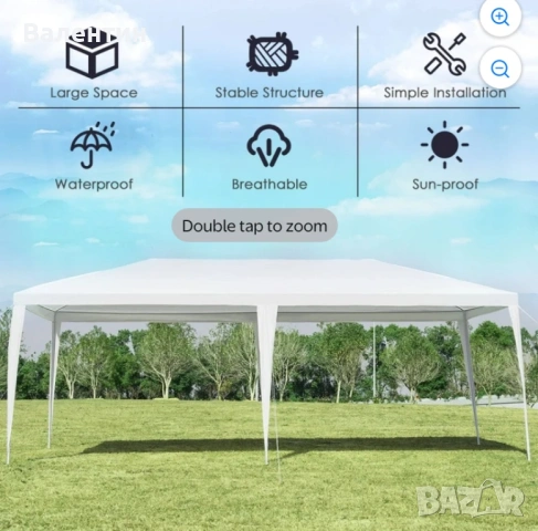 Шатра за открито 6 х 3 метра, снимка 5 - Други - 53311363