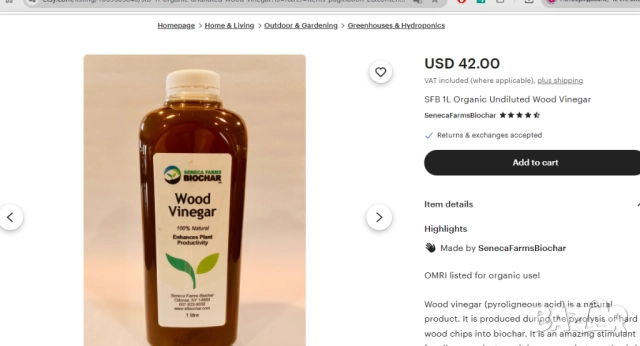 ПРОИЗВЕЖДАМ ОРГАНИЧЕН ДЪРВЕН ОЦЕТ (Organic Wood Vinegar) - ТОР ЗА НАТОРЯВАНЕ НА РАСТЕНИЯТА, снимка 6 - Тор и почвени смеси - 51989118