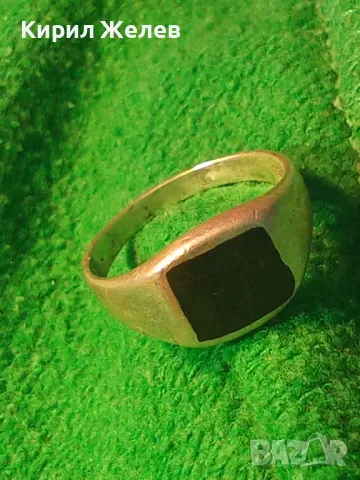 СТИЛЕН КЛАСИЧЕСКИ ВИНТИДЖ МОДЕЛ ЕМАЙЛИРАН СРЕБЪРЕН ПРЪСТЕН СРЕБРО 925 ПРОБА 25103, снимка 13 - Пръстени - 46233816