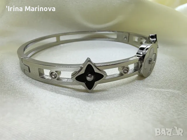 Гривна от медицинска стомана , снимка 5 - Гривни - 49909505