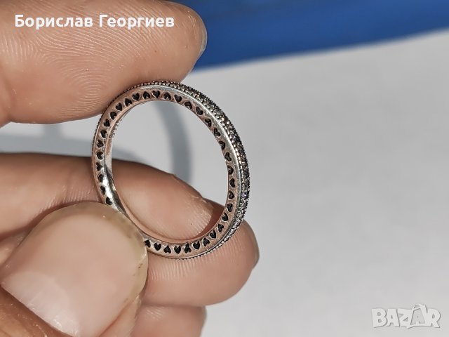 Сребърен пръстен 925, снимка 4 - Пръстени - 42030663