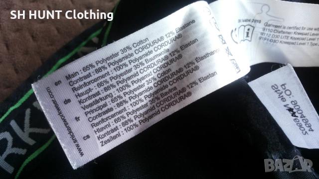 Snickers 6902 FLEXI Work Stretch Trouser 52 / L работен панталон с от части еластична материя W4-144, снимка 18 - Панталони - 51968624