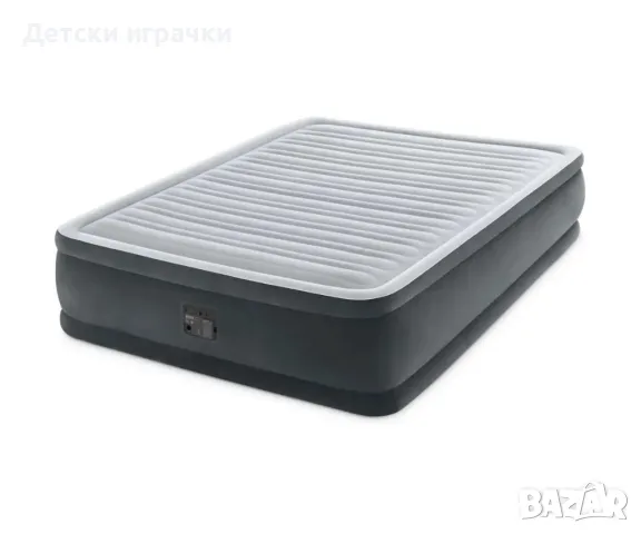 Надуваем матрак с вградена помпа INTEX,152х203х46см, Comfort-Plush Elevated, снимка 7 - Надуваеми легла - 49927338