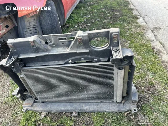 воден + радиатор климатик + виско перки за Fiat Stilo 1.6i бензин воден радиатор 35лв радиатор клима, снимка 2 - Части - 49130946