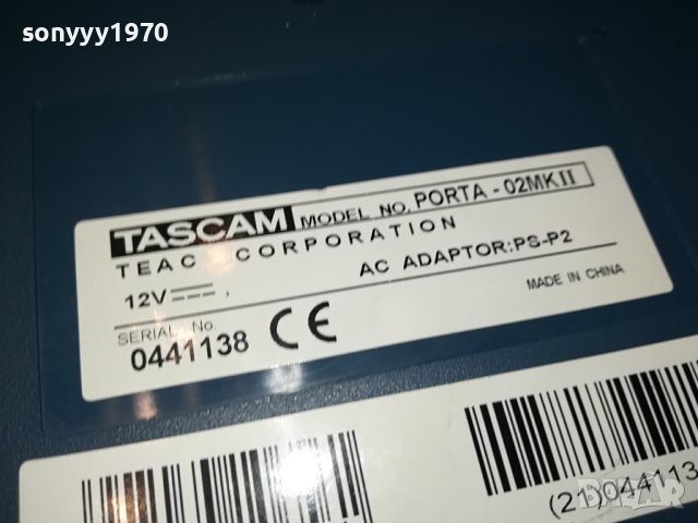SOLD OUT-TASCAM 1707231832, снимка 17 - Декове - 41578103