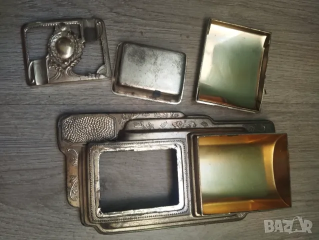 комплект арт деко цигаретник и пепелник, снимка 5 - Други ценни предмети - 47737723