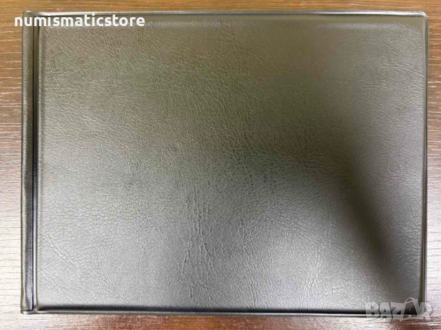 Класьор ELEGANT за 240 монети до 29 мм с 10 листа , черен , снимка 3 - Нумизматика и бонистика - 51360131