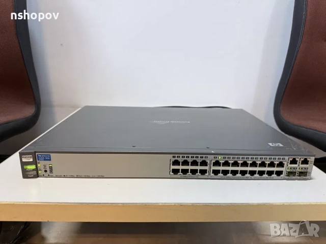 HP procurve switch 2026 j4009b, снимка 5 - Принтери, копири, скенери - 53186264