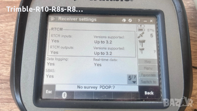 GNSS приемник Trimble R6-4, снимка 7 - Други инструменти - 53778012