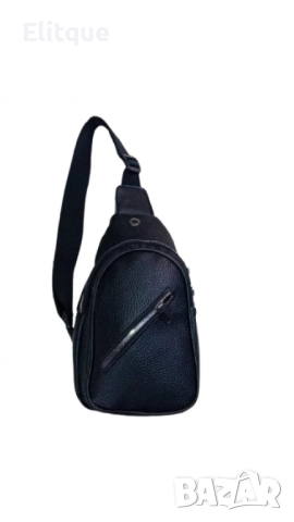 Стилна и практична черна унисекс чанта през рамо, снимка 5 - Раници - 52716371