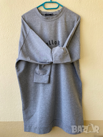  Спортна рокля Bershka от трико - L, снимка 3 - Рокли - 44707942