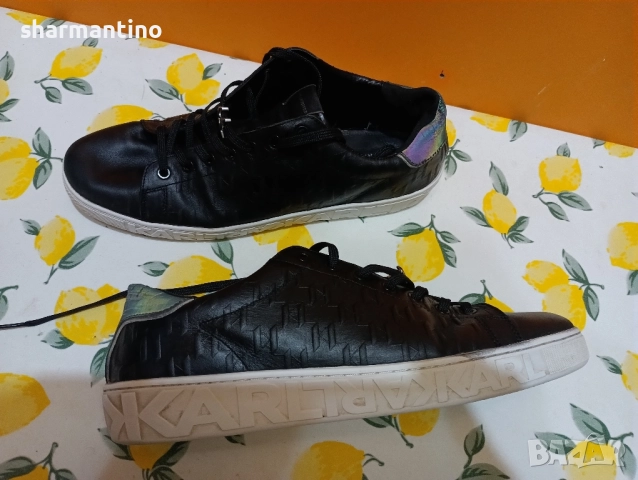 Karl Lagerfeld кожени N 46 - 95 лв, снимка 9 - Маратонки - 51744110