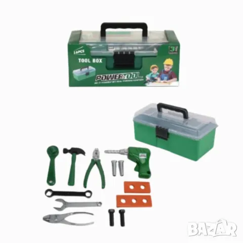 Детски куфар с инструменти, 16 или 25 части, снимка 2 - Други - 48382553