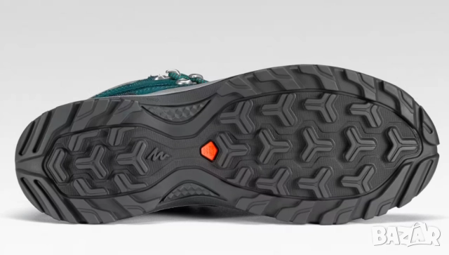 QUECHUA НЕПРОМОКАЕМИ ТУРИСТИЧЕСКИ ОБУВКИ  MH100 MID, ТЮРКОАЗ  номер 39, снимка 5 - Други - 52541921