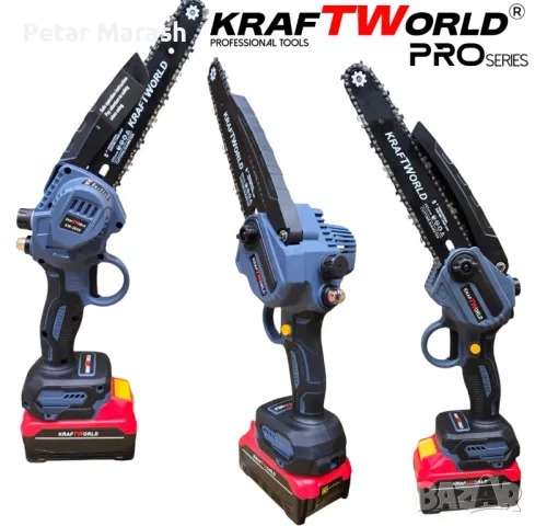 KraftWorld 2в1 Акумулаторен Комплект – Ударен Винтоверт и Мини Резачка с 2 Батерии, снимка 4 - Винтоверти - 50357700