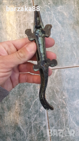 Бронзова Орехотрошачка Трошачка Крокодил, снимка 6 - Колекции - 52372791