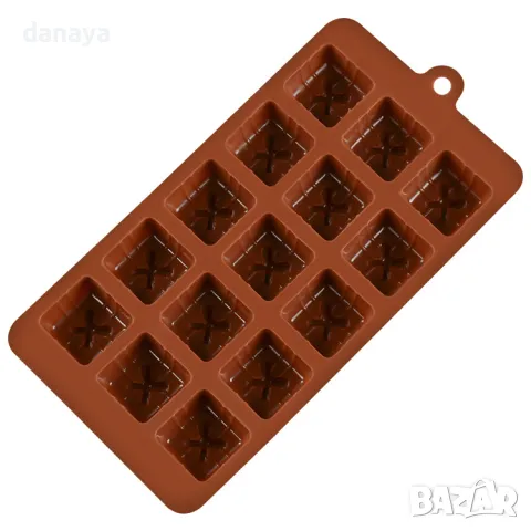 5847 Силиконова форма за бонбони и лед Подарък, снимка 4 - Форми - 50058200
