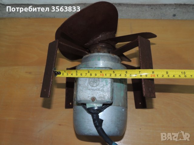 Трифазен вентилатор 0.37 kW, 1380 об/мин, Електродвигател  MEZ 2AP71-4 , снимка 6 - Други машини и части - 42099165