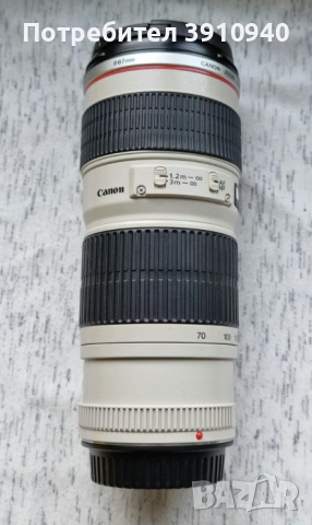 Обектив Canon 70-200/ f4 EF - USM, L-серия, снимка 3 - Обективи и филтри - 53699927
