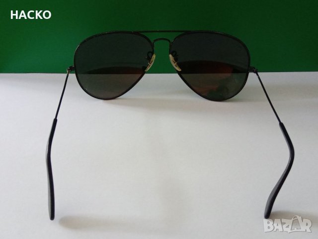 Слънчеви Очила RAY-BAN Aviator Classic G-15 RB3025 L62#14 GREEN, снимка 6 - Слънчеви и диоптрични очила - 40756749