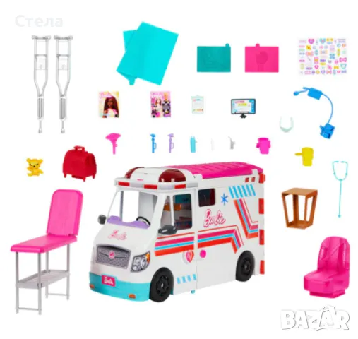 Кукла Barbie - Комплект клиника на Барби, снимка 12 - Играчки за стая - 50051619