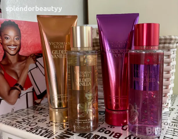 Victoria's Secret Gilded Vanilla Спрей и Лосион за тяло, снимка 1