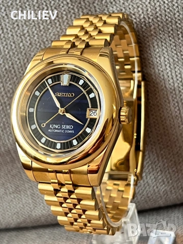 НОВ - SEIKO mod с кожен калъф