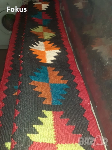 Старо вълнено килимче, снимка 4 - Антикварни и старинни предмети - 53365410