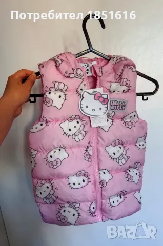 НОВ Детски елек без ръкав Hello Kitty