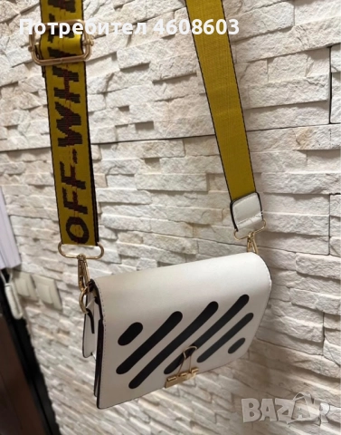 Бяла стилна чанта, снимка 3 - Чанти - 51880021