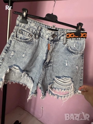 Къси дънкови панталонки-Pause Jeans