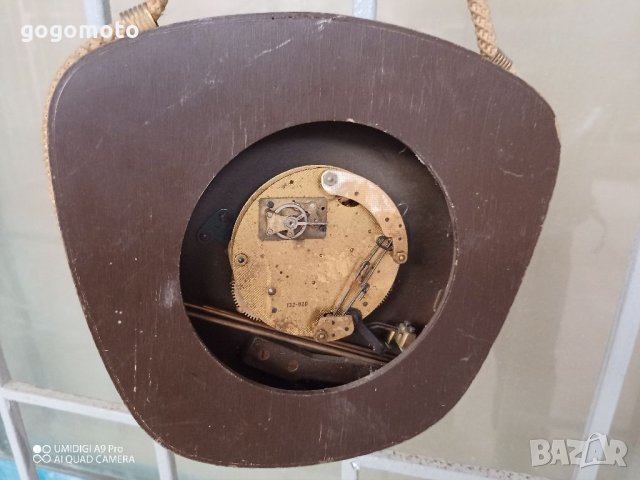 Стар винтидж античен стенен часовник PREZIOSA,made in GERMANY, снимка 9 - Антикварни и старинни предмети - 35933183