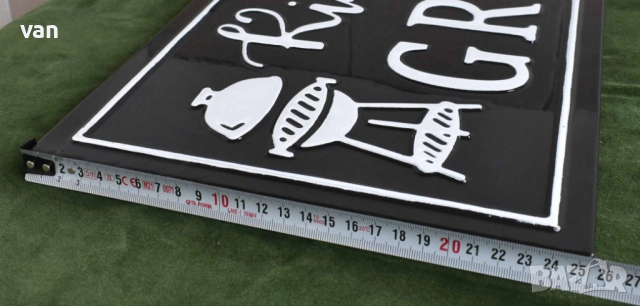 Емайлирана табела на грил майстора, снимка 6 - Декорация за дома - 52744122